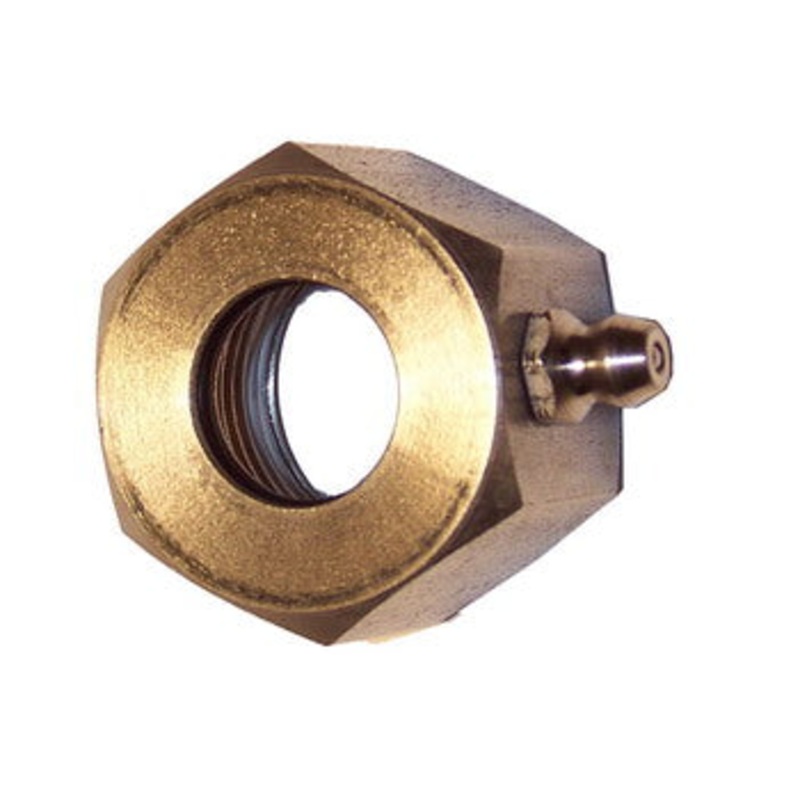 Tilt Tube Grease Nut - Stainless 1-inch
