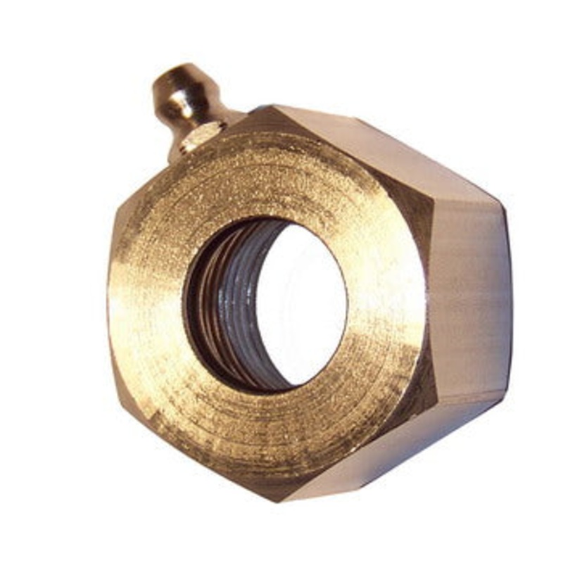 Tilt Tube Grease Nut - Stainless 7/8-inch