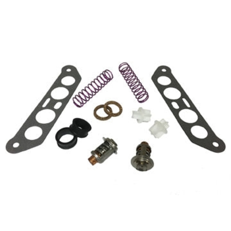 Thermostat Kit - Stainless Steel - Johnson, Evinrude Crossflow V4