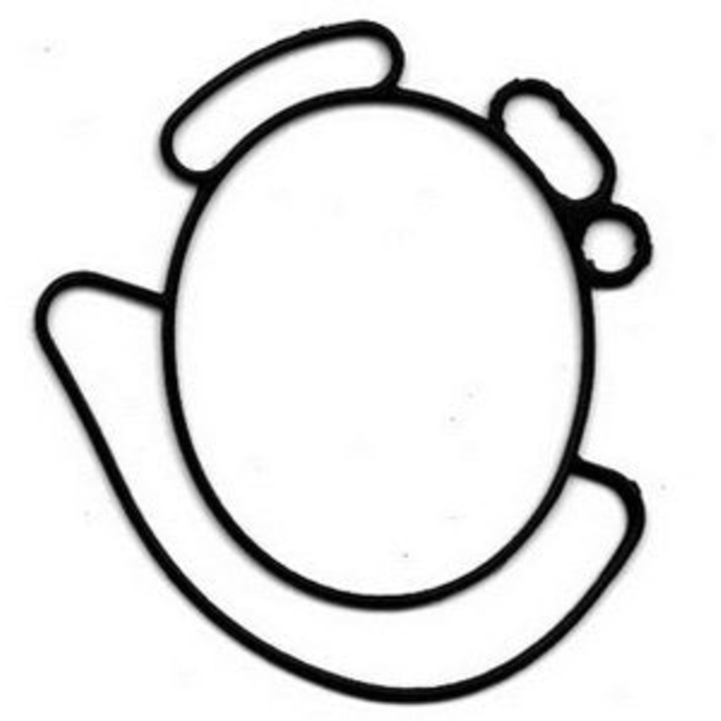 Gasket, Carburetor Mount - Johnson / Evinrude 90-175hp V4-V6 60-deg