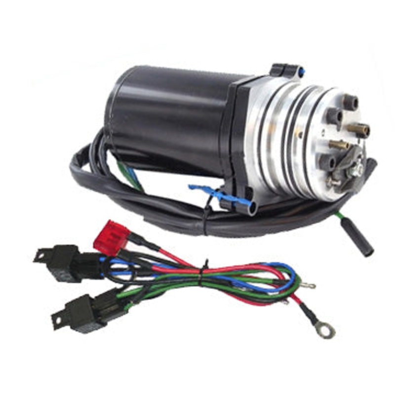 Trim Motor and Cartridge Pump Assembly - Mercury, Mariner 35-220hp 1985-92, 3-ram