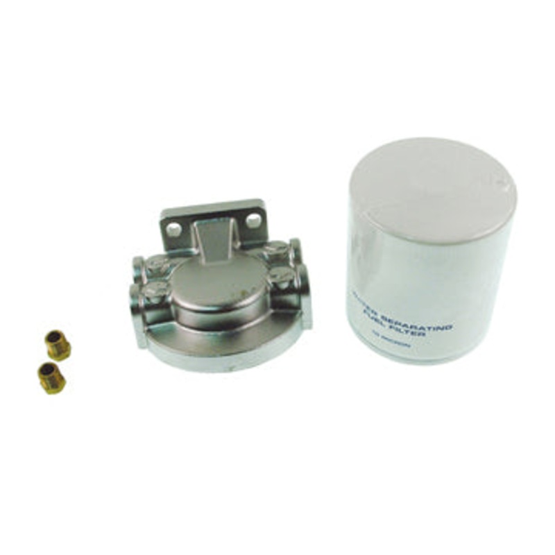 Water Separator Filter Kit with 1/4 Stainless Bracket