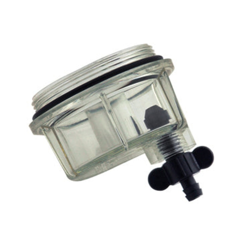 Drain Bowl, Racor Style Clear