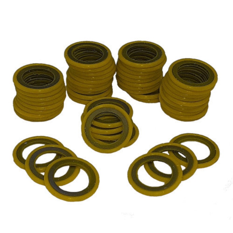 Gasket, Drain Plug 50pk - Mercury, Mariner 30-300hp, Mercruiser Alpha Gen II, Bravo